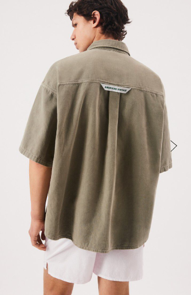 AMERICANVINTAGE-CHEMISE-CLAY