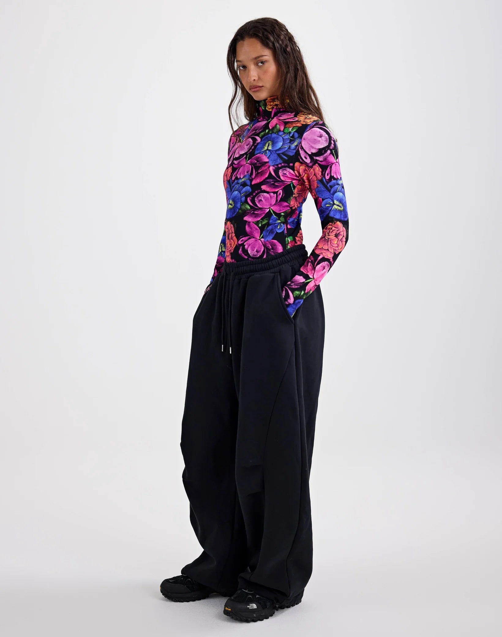 STIEGLITZ-PANTALON-NERO BALLOON