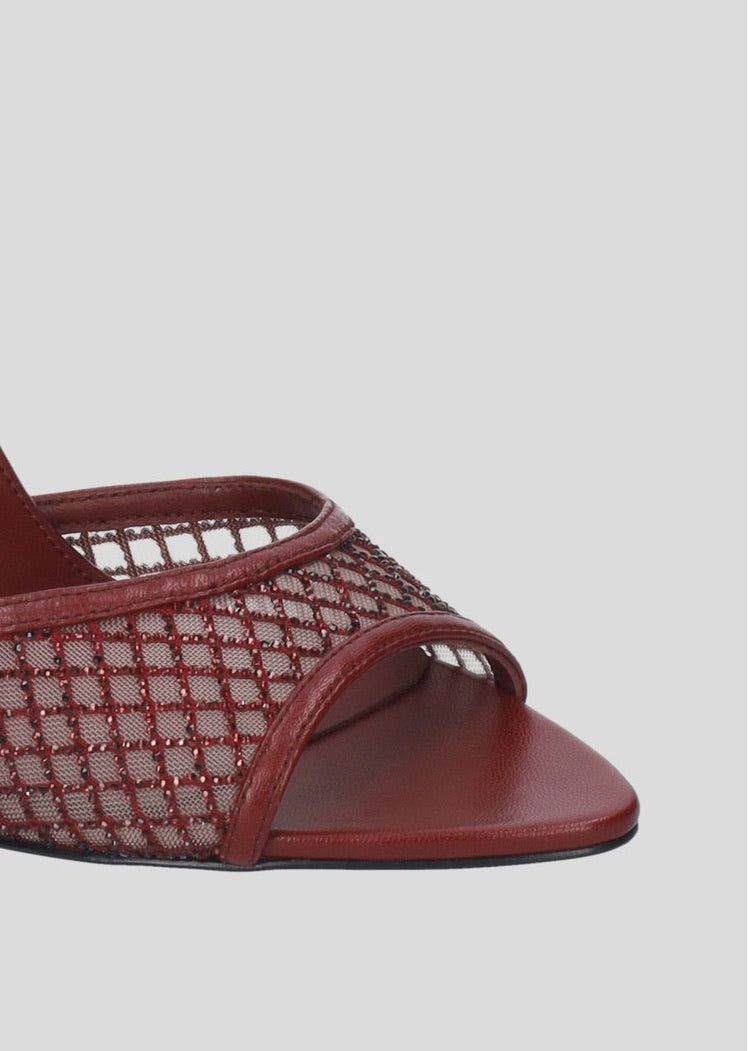LOLACRUZ-SANDALES-BURGUNDI